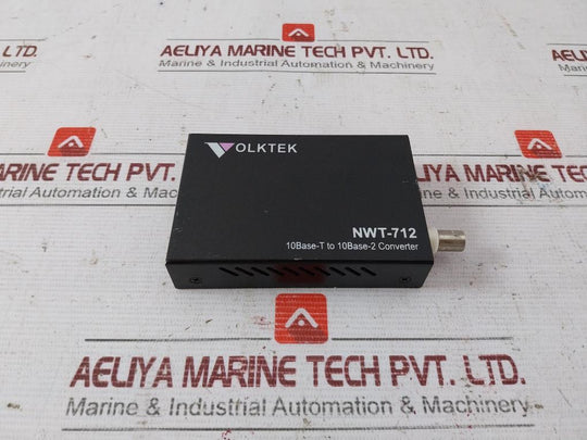 Volktek Nwt-712 10Base-t To 10Base-2 Converter 800Ma 12Vdc 035-6000-001
