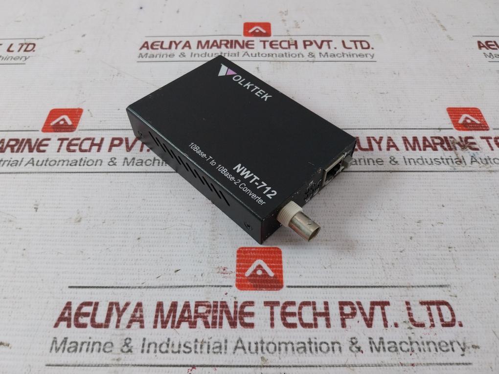 Volktek Nwt-712 10Base-t To 10Base-2 Converter 800Ma 12Vdc 035-6000-001