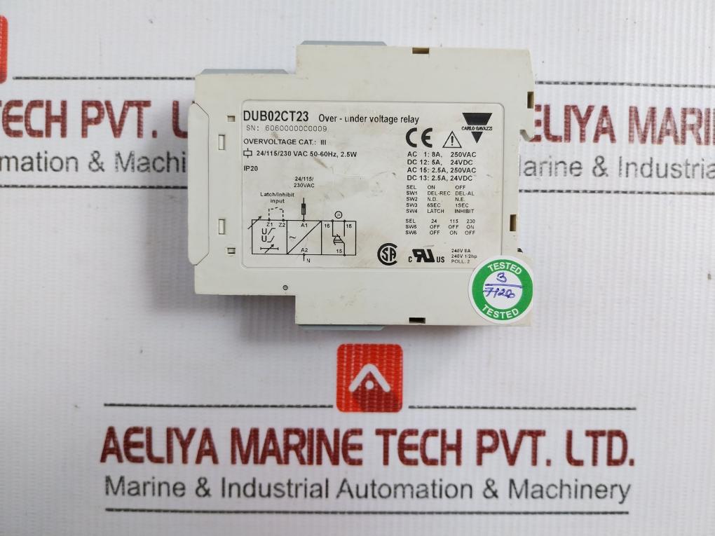 Voltage-Level-Relay-24-115-230-Vac-50-60Hz-2-5W-By-Carlo-Gavazzi-Dub02Ct23-208434-6