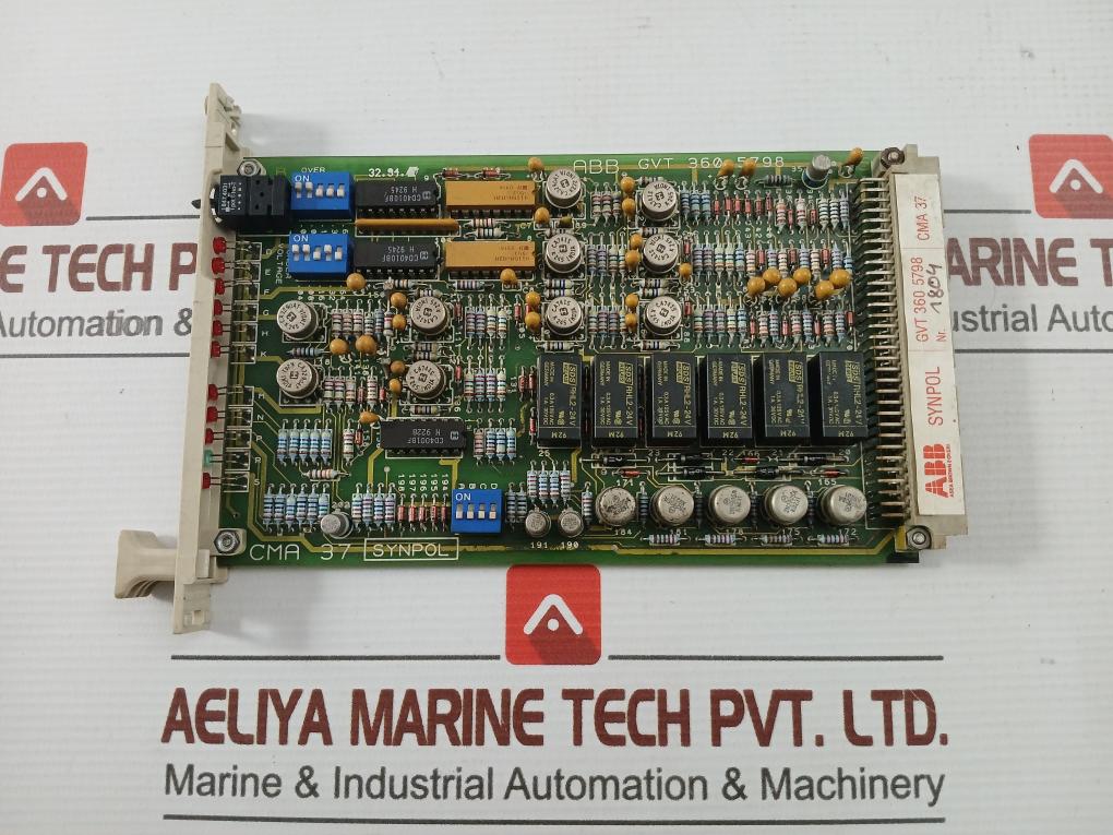 Voltage-Monitoring-Pcb-Card-Gvt-360-5798-Abb-CMA37-1-210243-1
