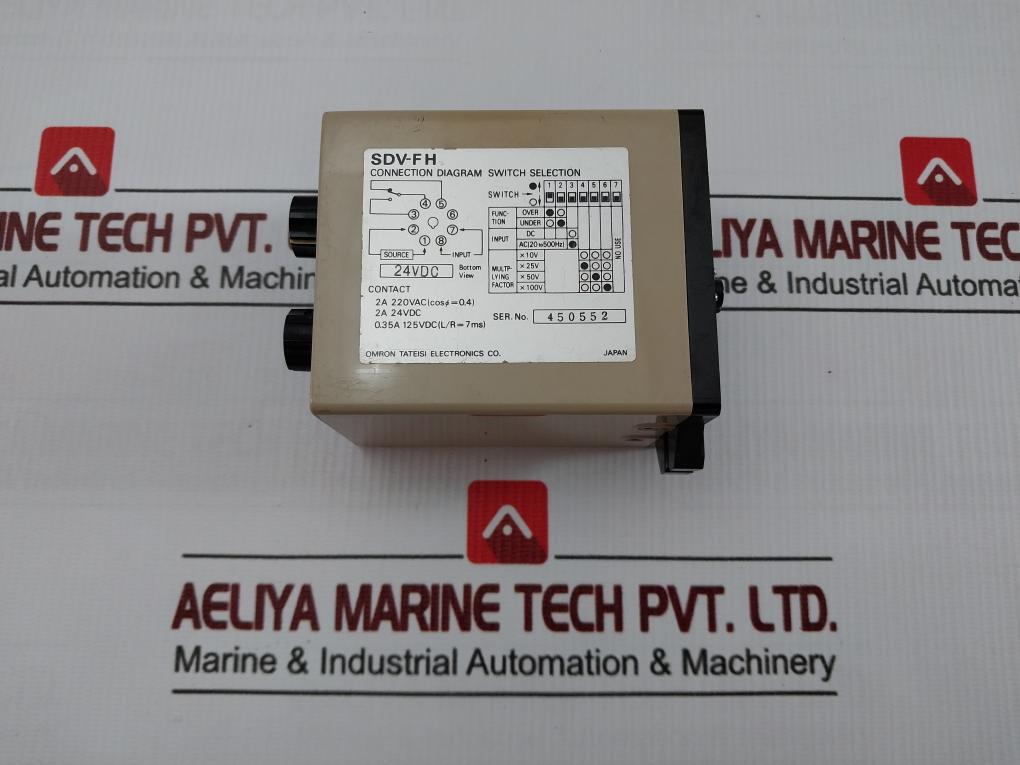 Voltage Sensor Sdv-fh2 Omron 24Vdc