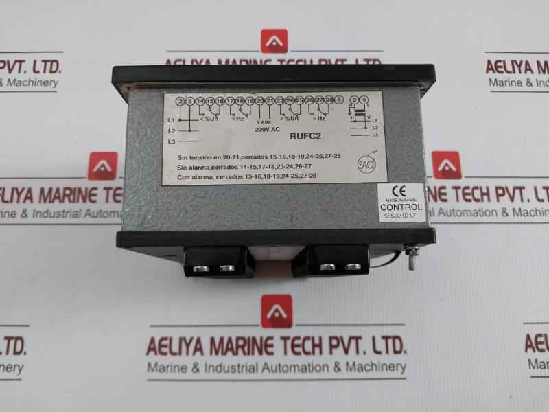 Voltage & Frequency Monitoring Relay 220Vac Saci Rufc2