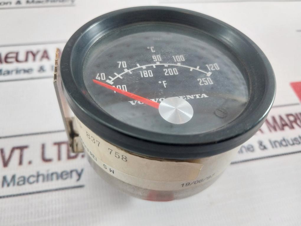 Volvo-penta Vdo Temperature Gauge 40-120°C