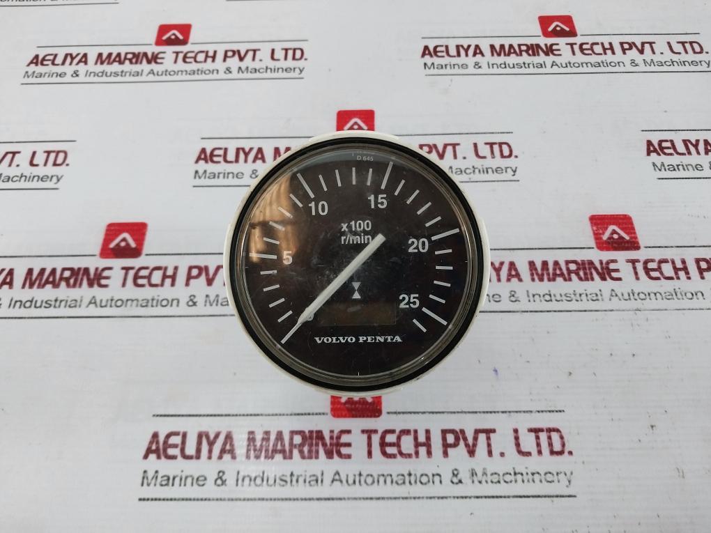 Volvo Penta 873-656 Tachometer 12-24V 0-25 R/Min Vp 13/95