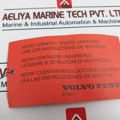 Volvo Penta 873686 Tachometer Hour Meter Kit 12-24v