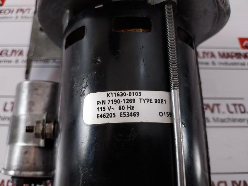 Von Weise V05466Ac84 Gear Motor K11630-0103 115V Ac 60Hz 1000 Lb-in