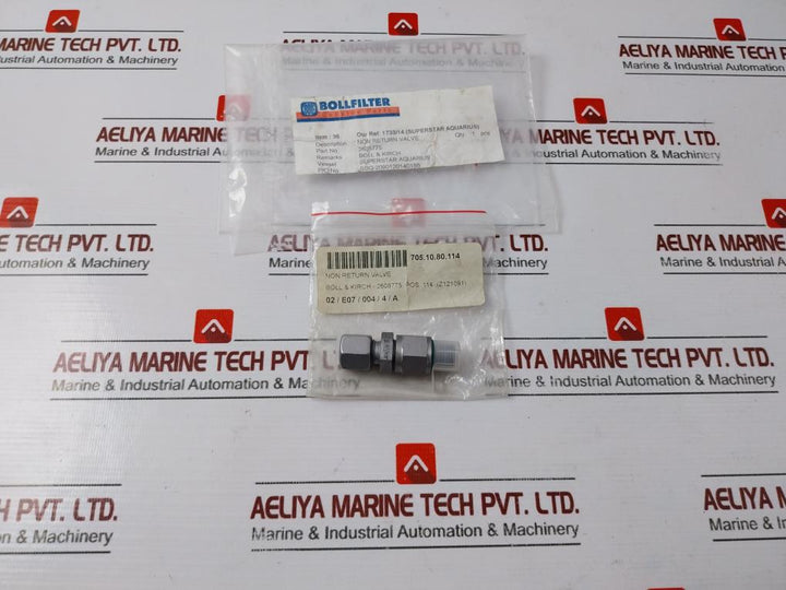 Voss 95 De L8 Non-return Valve 0.5 Bar Fkm