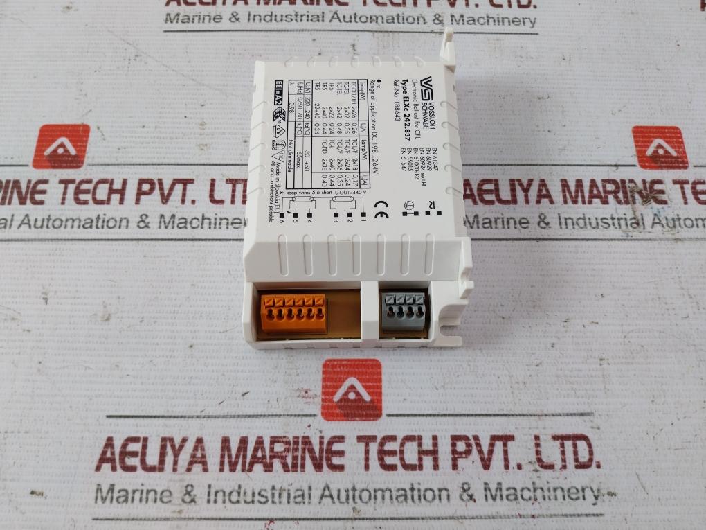Vossloh Schwabe Elxc 242.837 Electronic Ballast For Cfl 220–240V 0/50–60 Hz