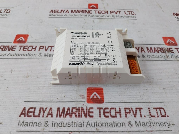 Vossloh Schwabe Elxc 242.837 Electronic Ballast For Cfl 220–240V 0/50–60 Hz