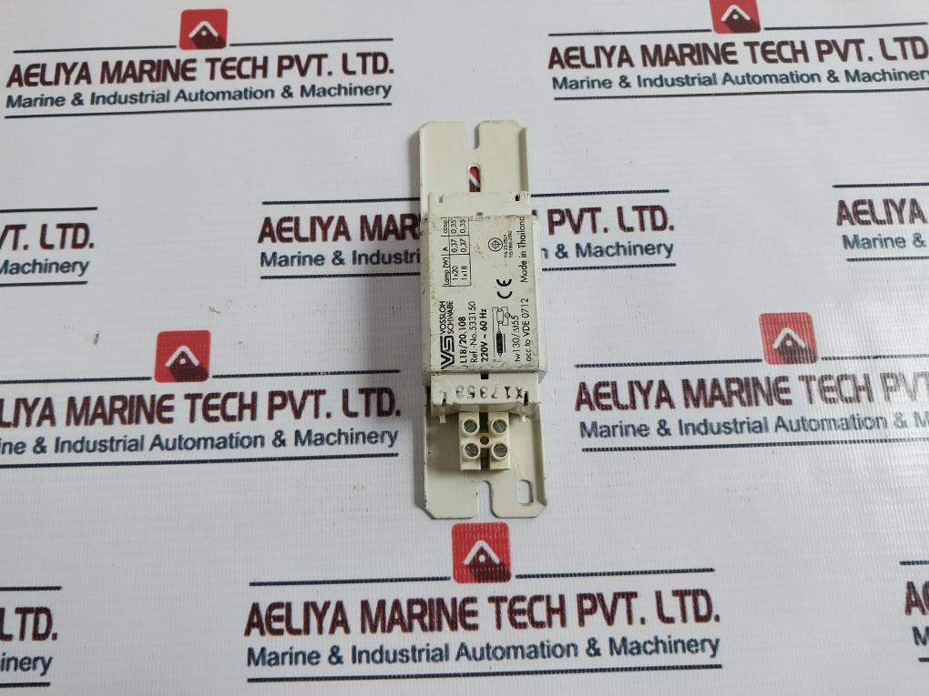 Lot Of 5X Vossloh Schwabe L18/20.108 Lamp Ballast 220V 60Hz