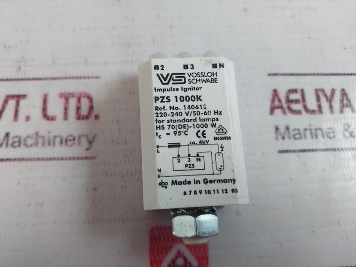 Vossloh Schwabe Pzs 1000K Impulse Ignitor 220-240V/50-60Hz