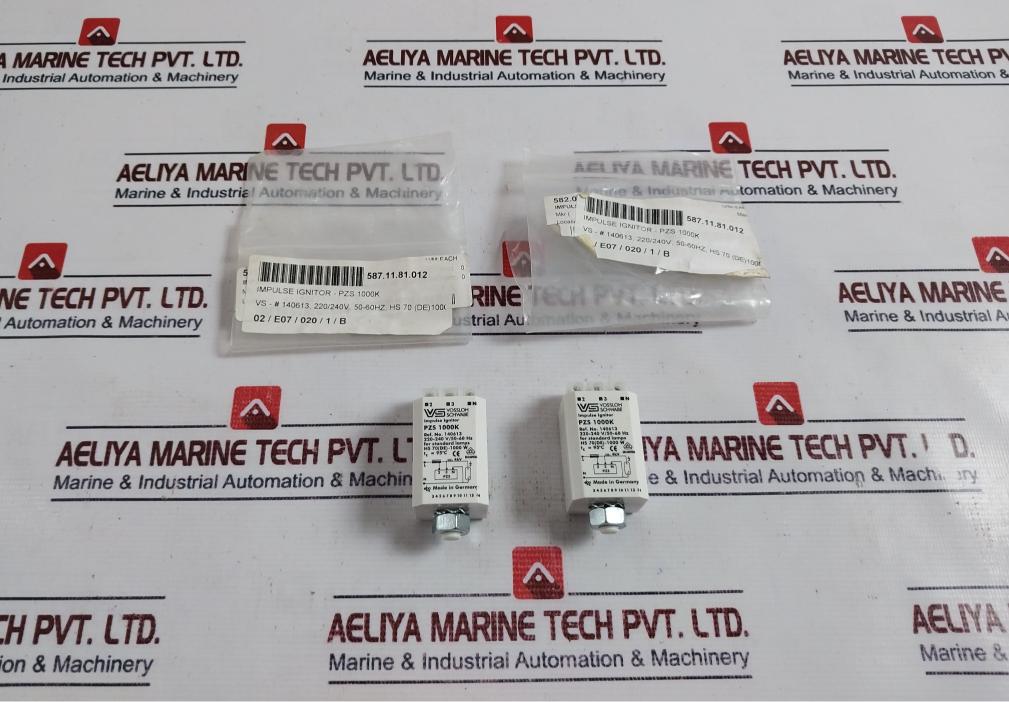 Vossloh Schwabe Pzs 1000k Impulse Ignitor 50-60 Hz