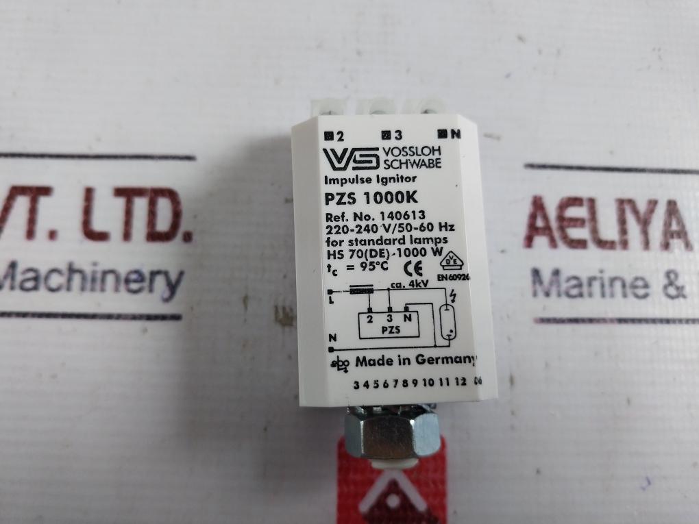 Vossloh Schwabe Pzs 1000k Impulse Ignitor 50-60 Hz