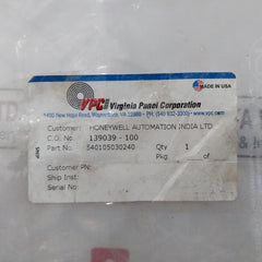 Vpc 540105030240 Cable Assembly Rev: D