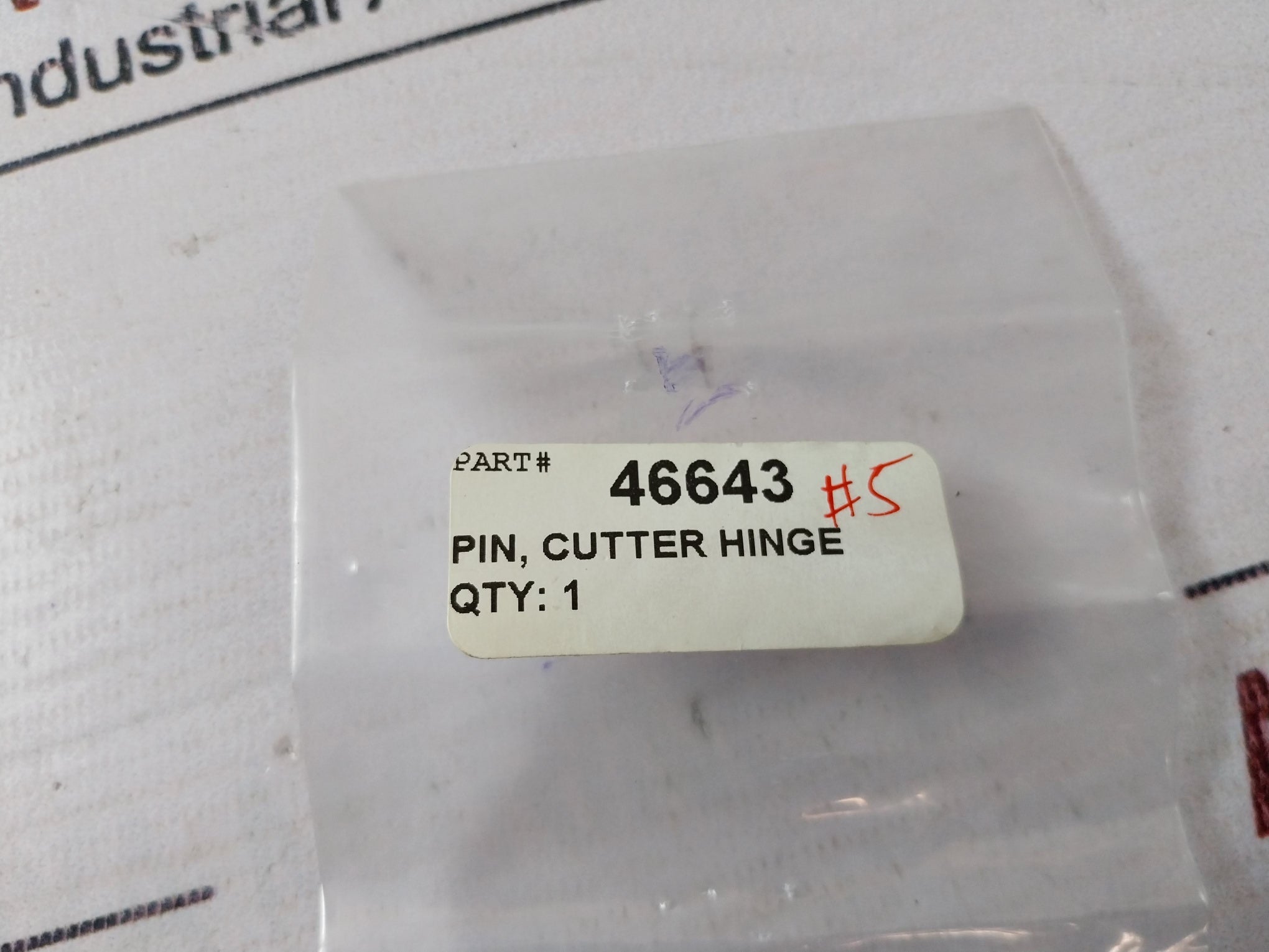 Vpt Db 5.05Mm Cutter Hinge Pin