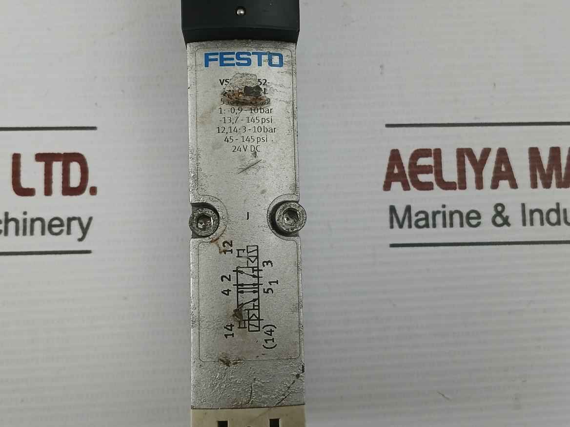 Vsva-b-b52-zd-a1-1T1L Pneumatic Solenoid Valve Festo 24Vdc Ip65