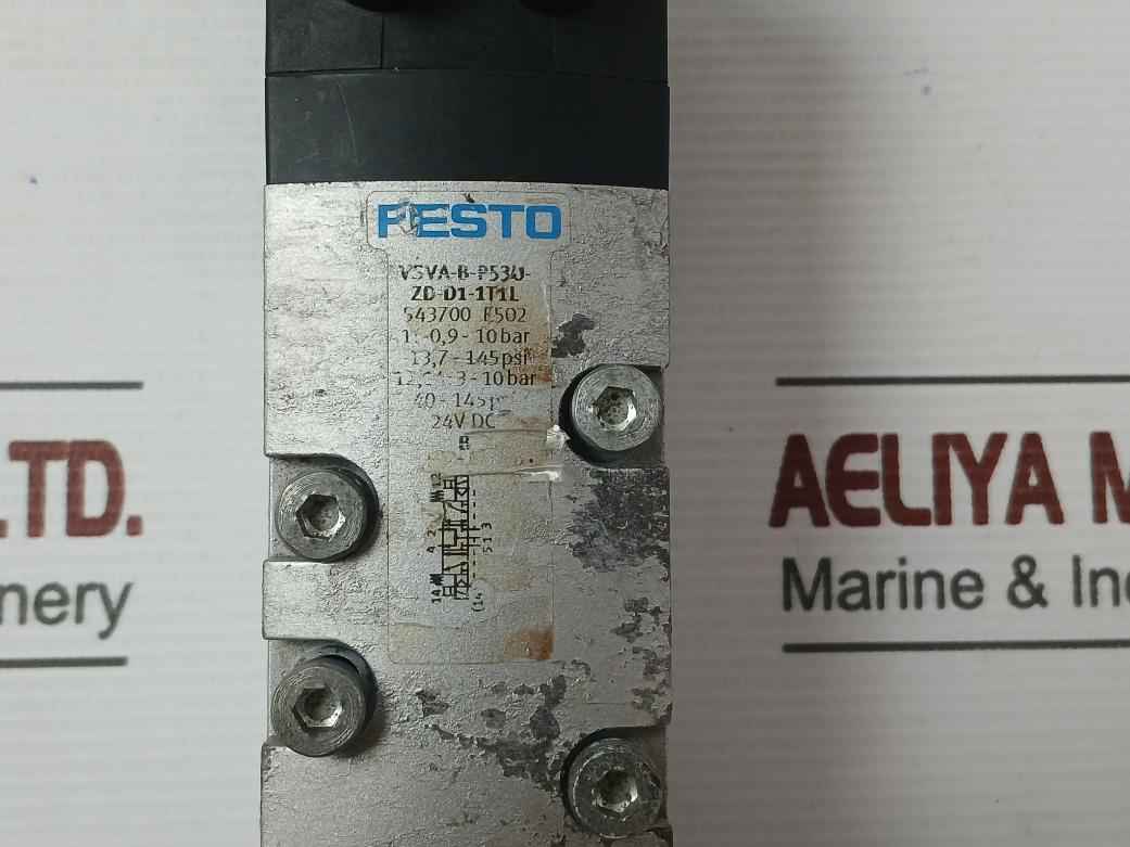 Vsva-b-p53U-zd-d1-1T1L Festo Pneumatic Solenoid Valve 24Vdc Ip65
