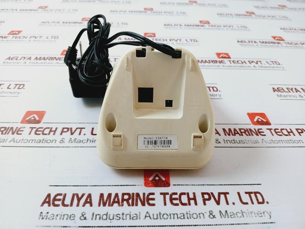 Vtech Cs6114 Cordless Telephone, Ac 6v 300ma, Rj11c/rj11w, Ew780-b015-03