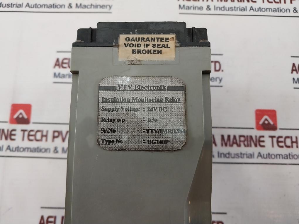 Vtv Electronik Ug140P Insulation Monitoring Relay 24Vdc