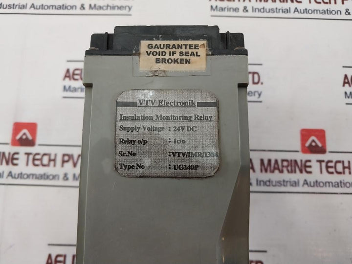 Vtv Electronik Ug140P Insulation Monitoring Relay 24Vdc 7010