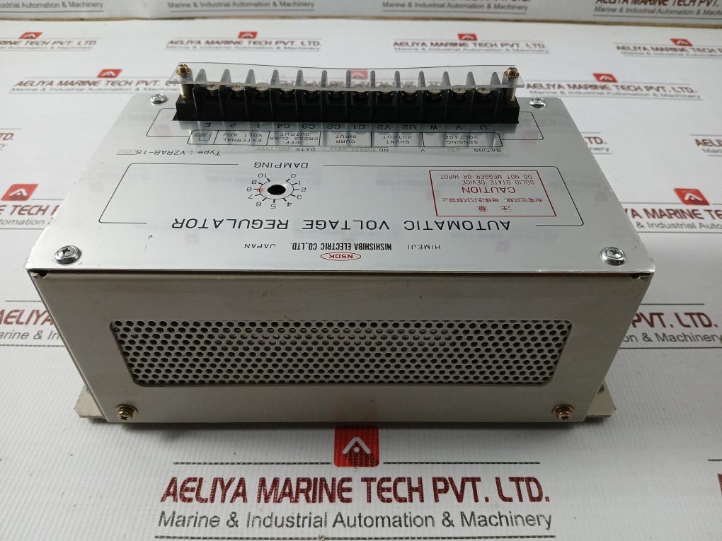 Vzrab-1S(Pt) Nishishiba Electric 450V Automatic Voltage Regulator