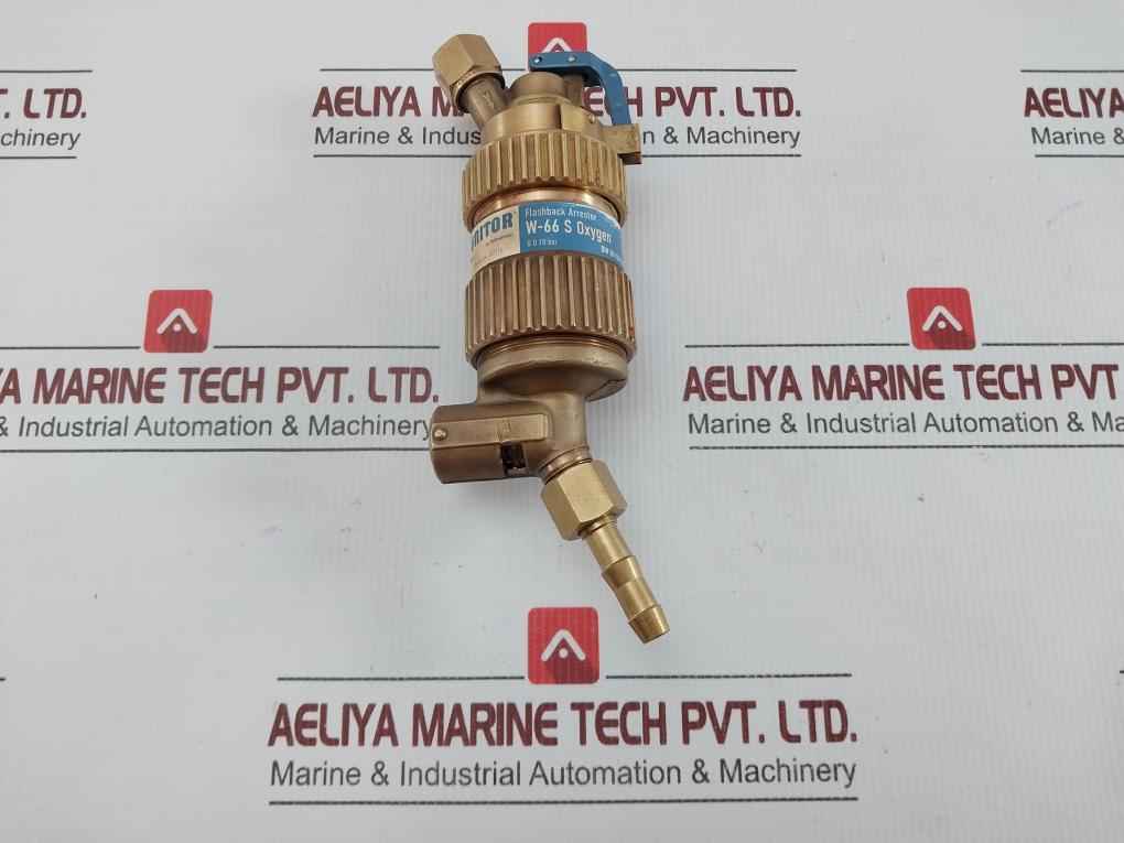 W-66 S Flashback Arrestor Oxygen 10 Bar Unitor