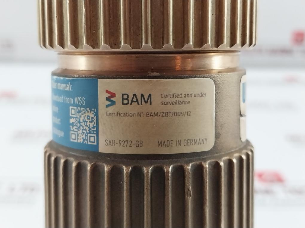 W-66 S Flashback Arrestor Oxygen 10 Bar Unitor