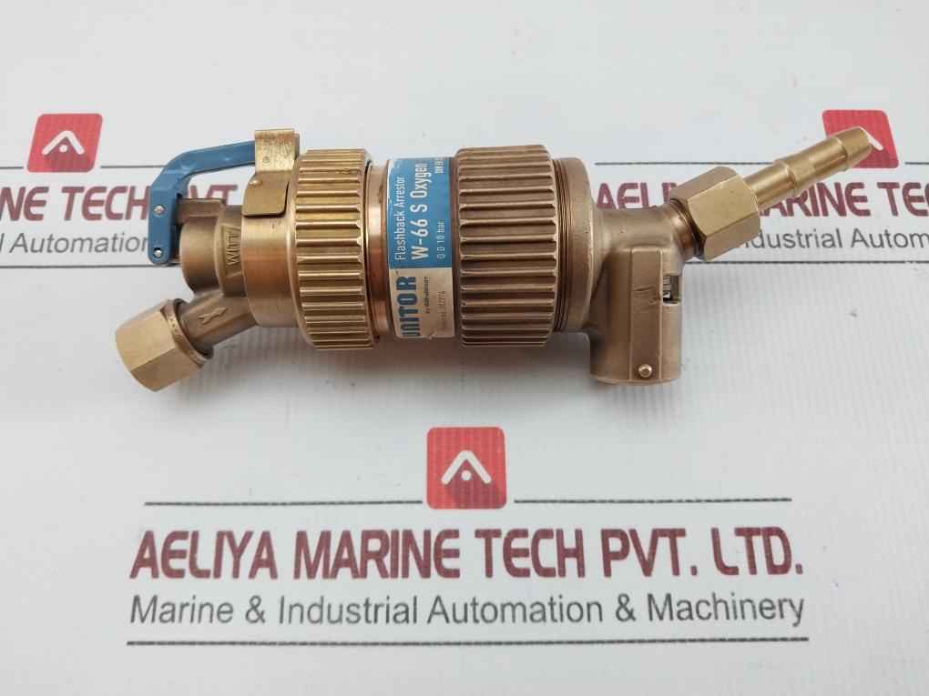 W-66 S Flashback Arrestor Oxygen 10 Bar Unitor