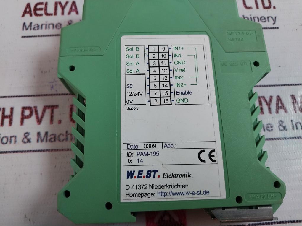 W.e.st. Elektronik Pam-195 Power Amplifier 12/24v