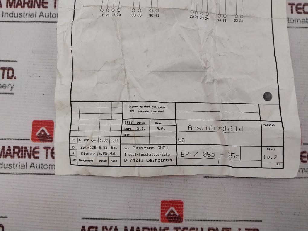 W.gessmann V8/b1 Ep/05-35 Joystick