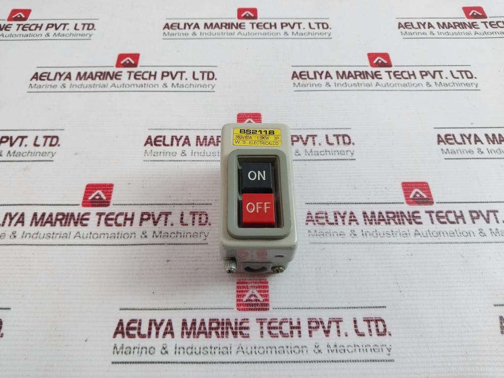 W.S.Electrical BS211B Power Pushbutton Switch 10A 380V