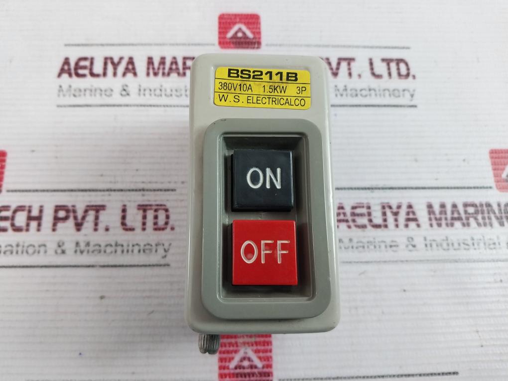 W.S.Electrical Bs211B Power Pushbutton Switch 10A 380V