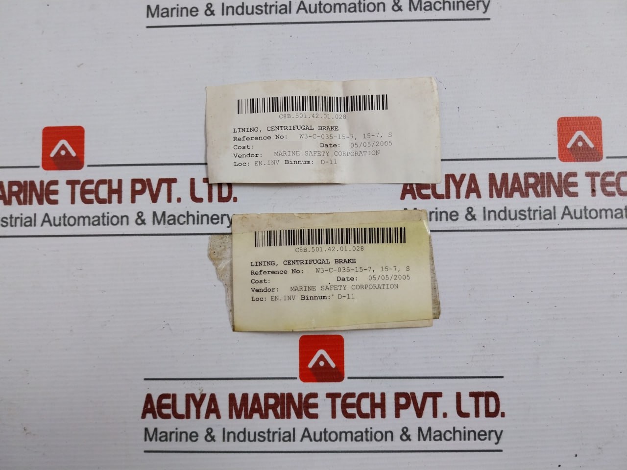 W3-c-035-15-7, 15-7, S Centrifugal Brake Lining (1Box = 12Pcs)