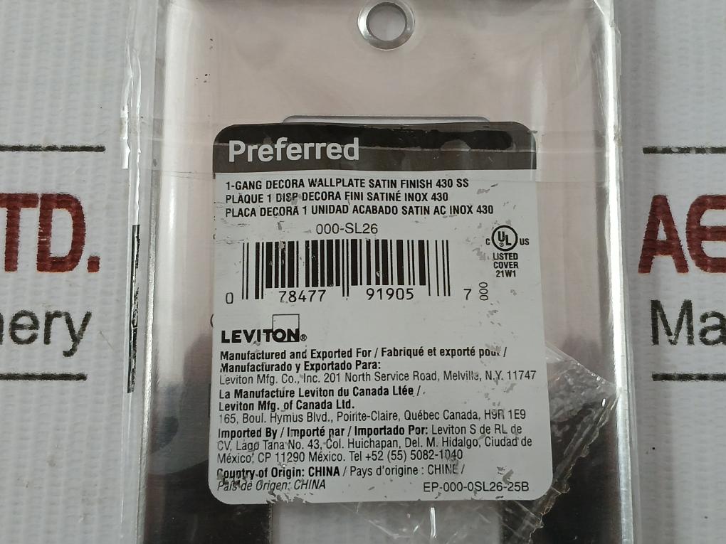 W5320-t0W Leviton Tamper/Weather Resistant Duplex Receptacle