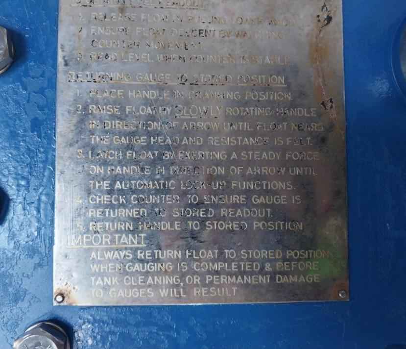 WARTSILA 02047-MT-4112 Varec Level Transmitter FIG. 2047 MT -20C/+50C 316C16