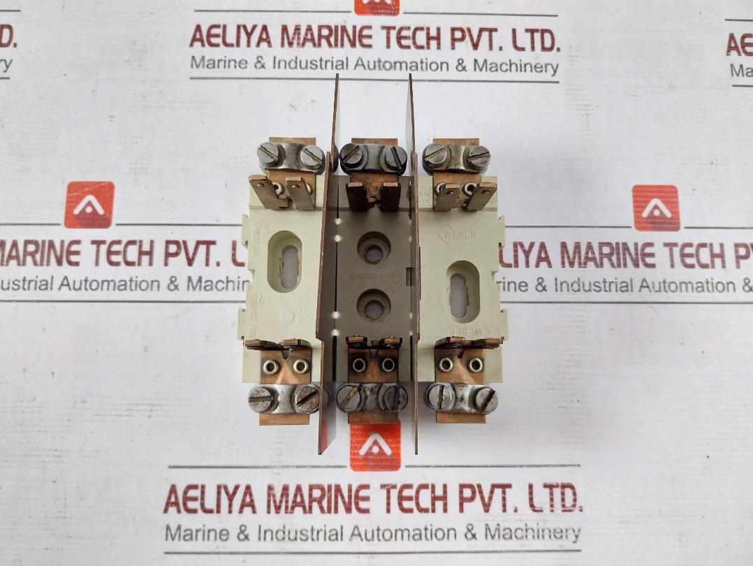 Weber 06-25061 Fuse Base Block 160/100A 660V~