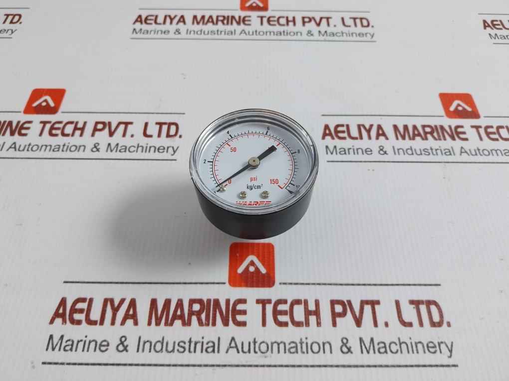 Waaree Pressure Gauge 0-150 Psi 0-10 Kg/Cm2