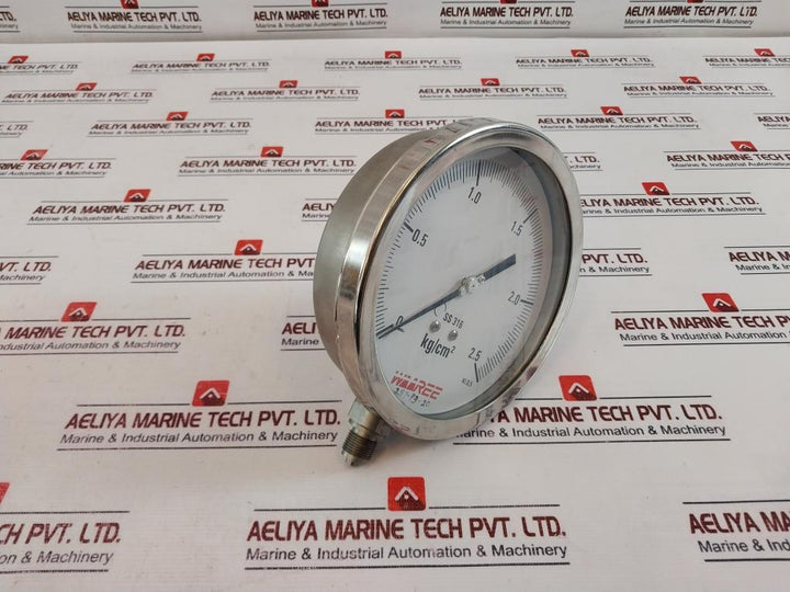 Waaree Ss 316 Sealed Diaphragm Pressure Gauge 0-2.5 Kg/cm2