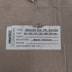 Waaree Ss 316 Sealed Diaphragm Pressure Gauge 0-2.5 Kg/cm2