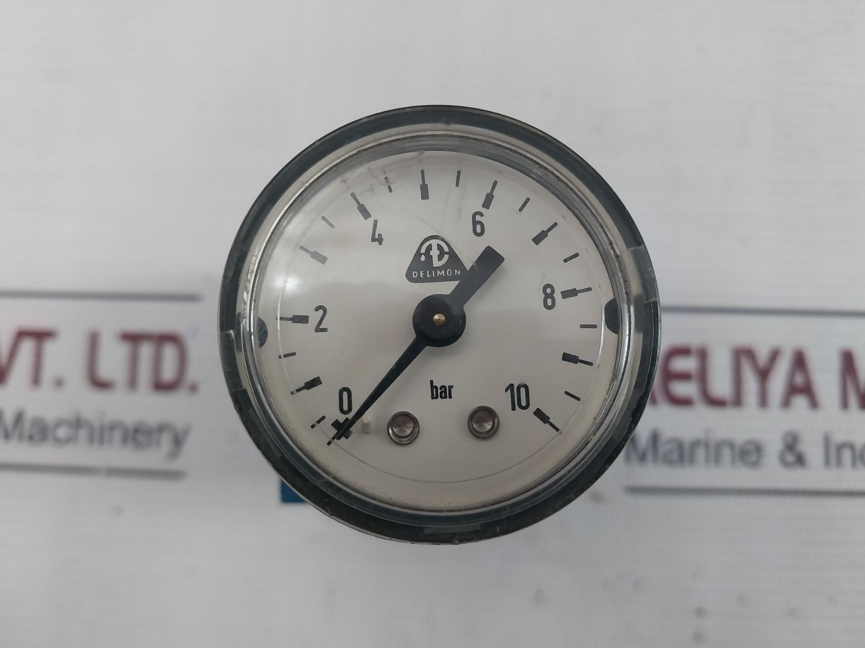 Wabco 3526010500 Directional Control Valve W/ Pressure Gauge 0 To 10 Bar