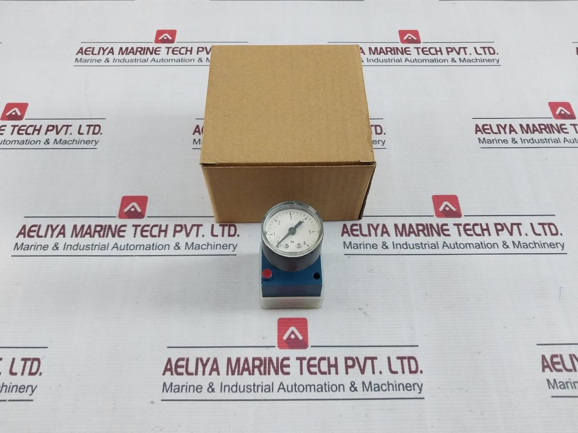Wabco 3526010520 Pneumatic Control Valve With Gauge 0-6 Bar