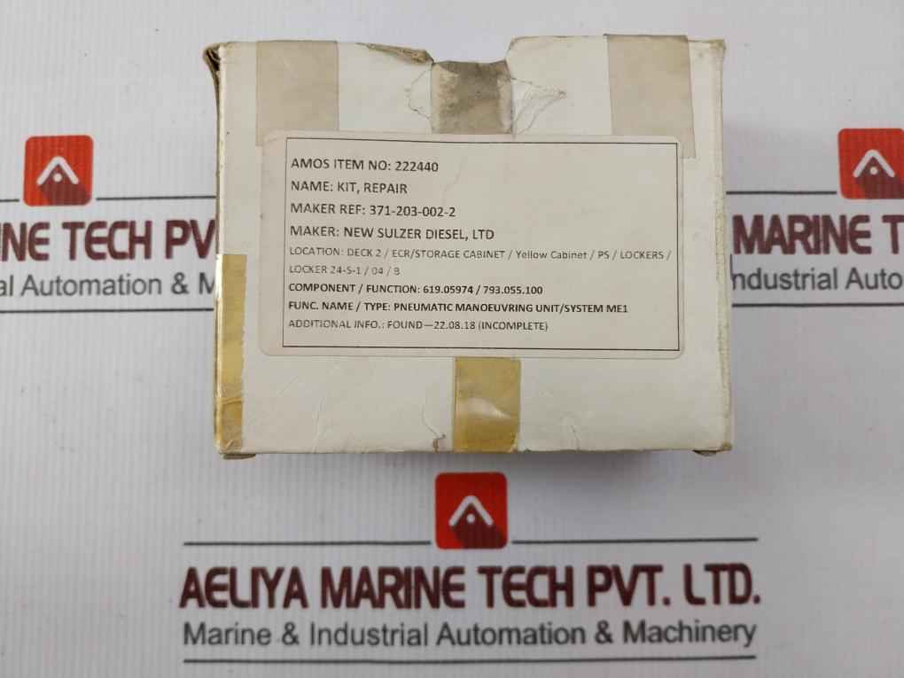 Wabco 371-203-002-2 Repair Kit 601.0.29.04.053 222440