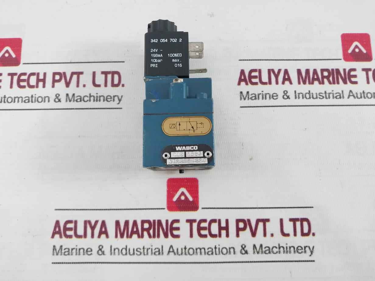 Wabco 3722250220 Pneumatic Directional Valve 24V 10Bar Max