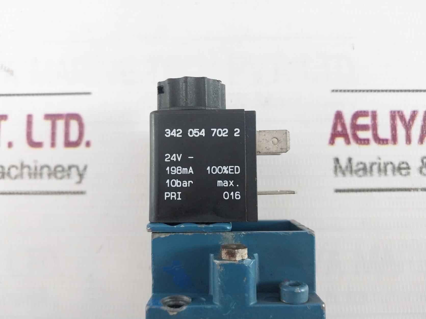 Wabco 3722250220 Pneumatic Directional Valve 24V 10Bar Max