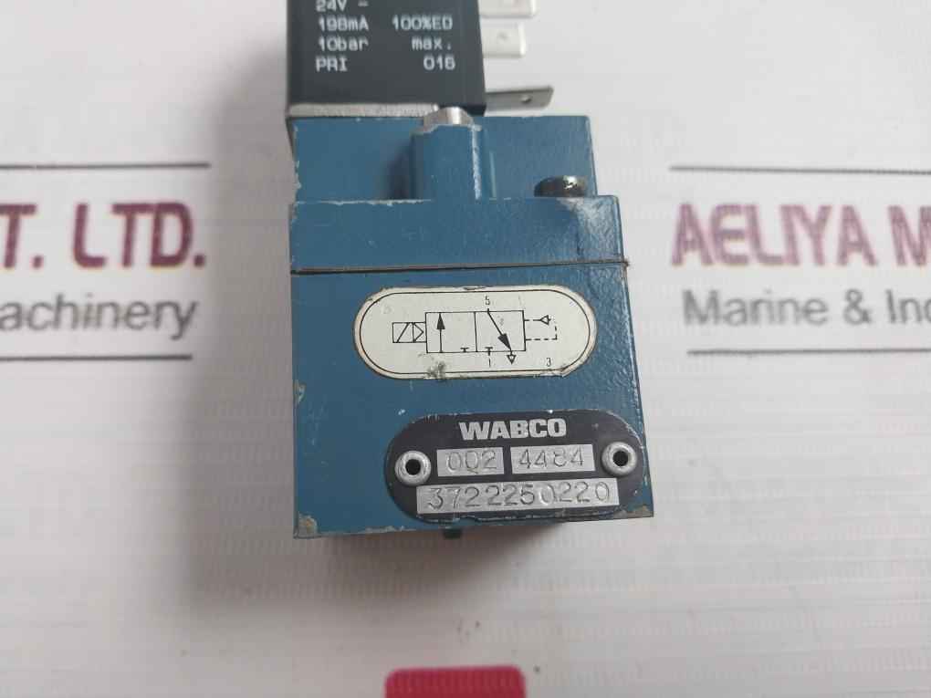 Wabco 3722250220 Solenoid Valve 10Bar 24V