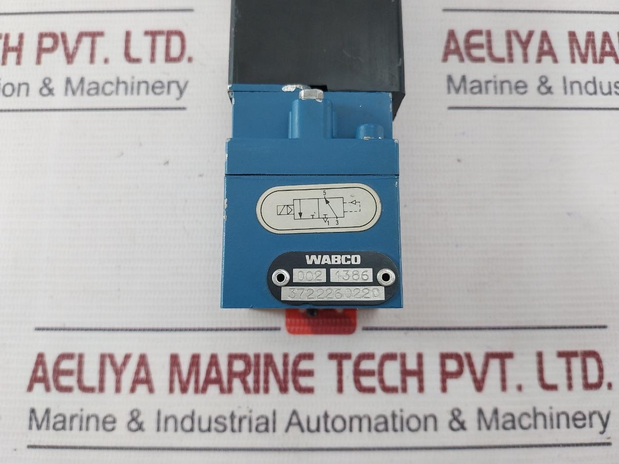 Wabco 3722260220 Pneumatic Directional Valve 10 Bar Max