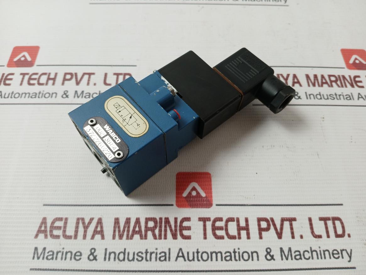 Wabco 3722260220 Pneumatic Directional Valve 24V 250Ma 100%Ed 10Bar