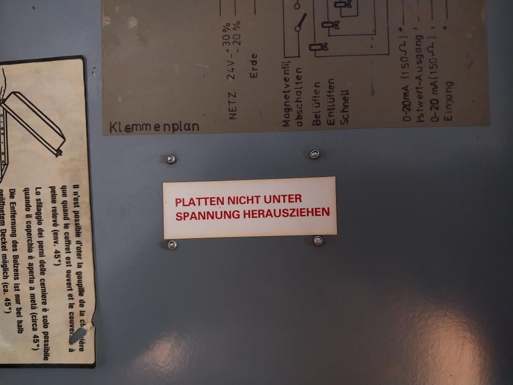 Wabco 546 006 100 0 Explosion-proof Electro-pneumatic Controller 0-20Ma 0-5Bar