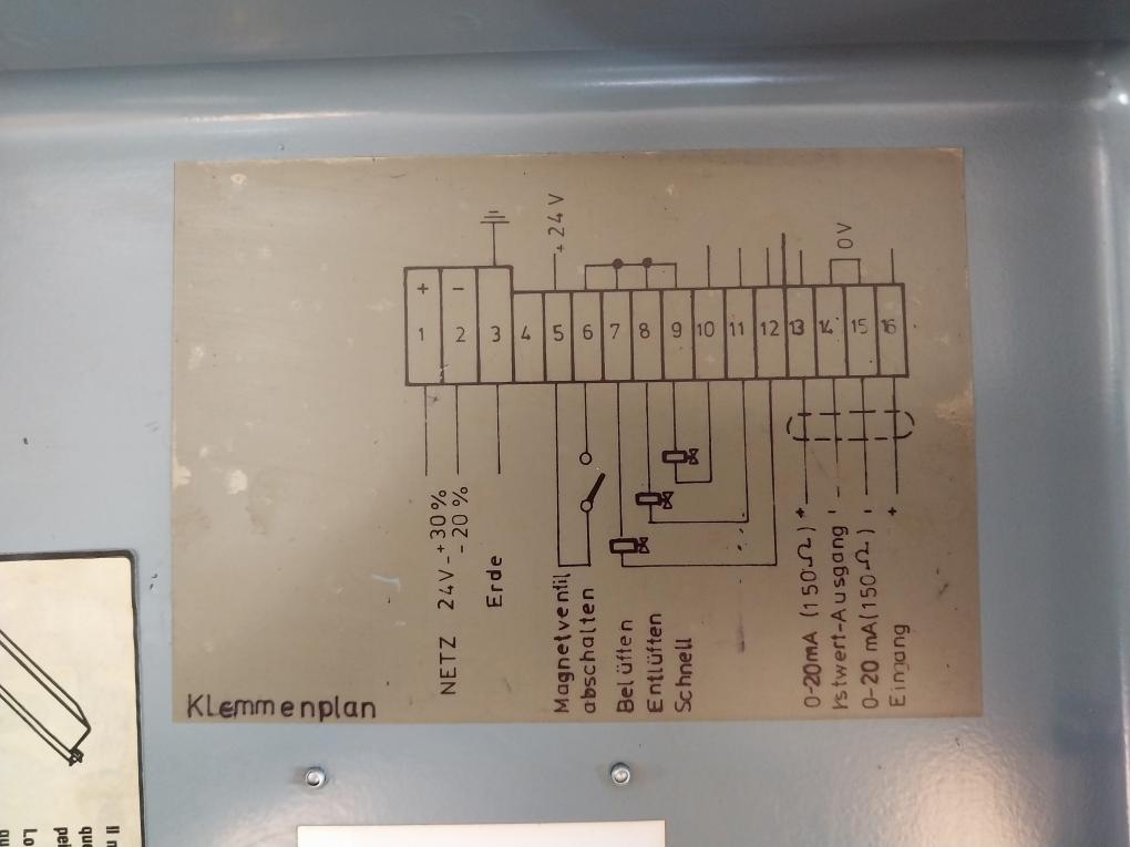 Wabco 546 006 100 0 Explosion-proof Electro-pneumatic Controller 0-20Ma 0-5Bar
