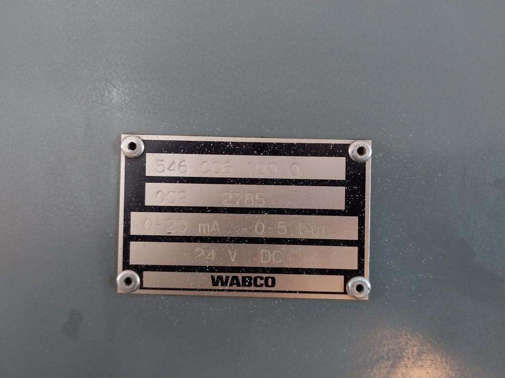 Wabco 546 006 100 0 Explosion-proof Electro-pneumatic Controller 0-20Ma 0-5Bar